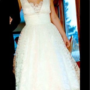 Ellana Couture size 4-6 tea length wedding dress